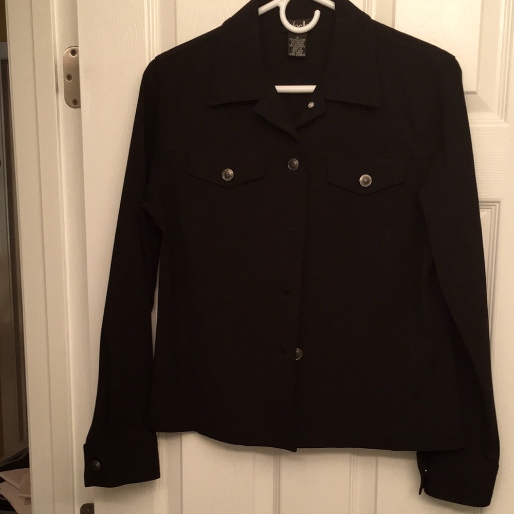 Black Sporty Jacket - Picture 2 of 7